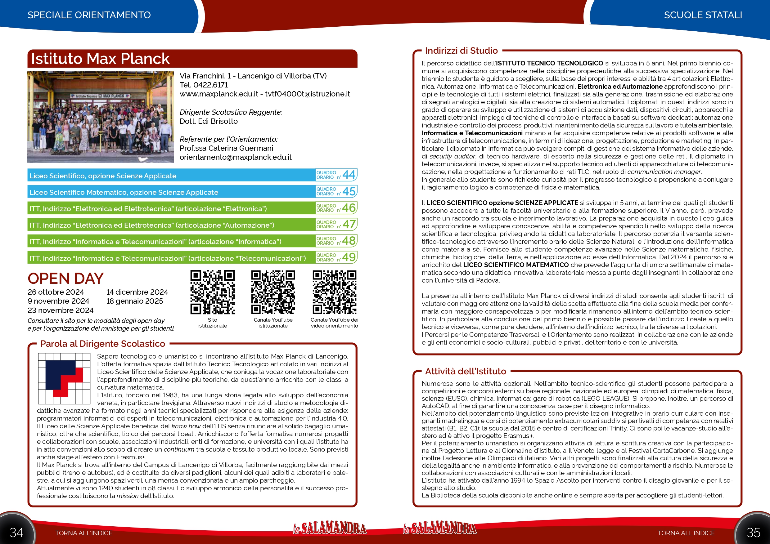 Opuscolo Salamandra Planck 2022