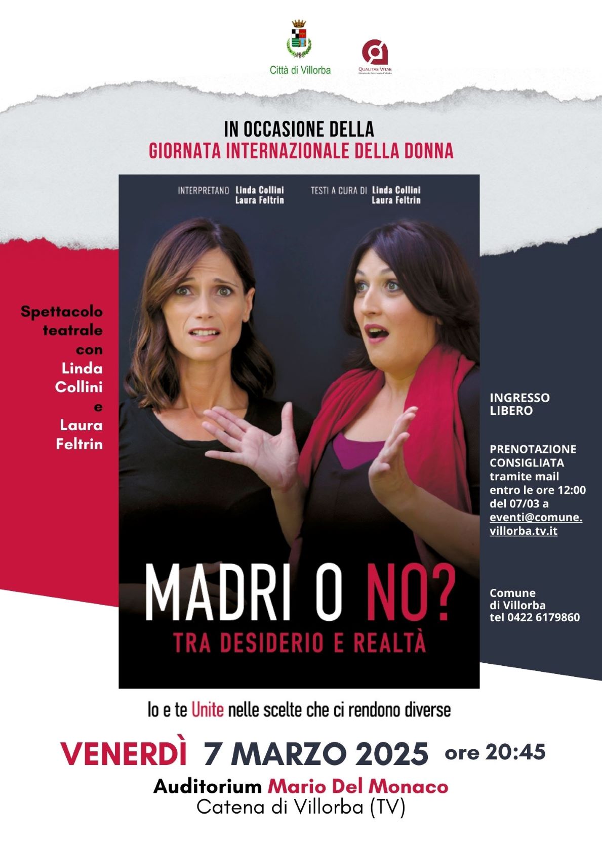 Locandina Spettacolo Madri o no