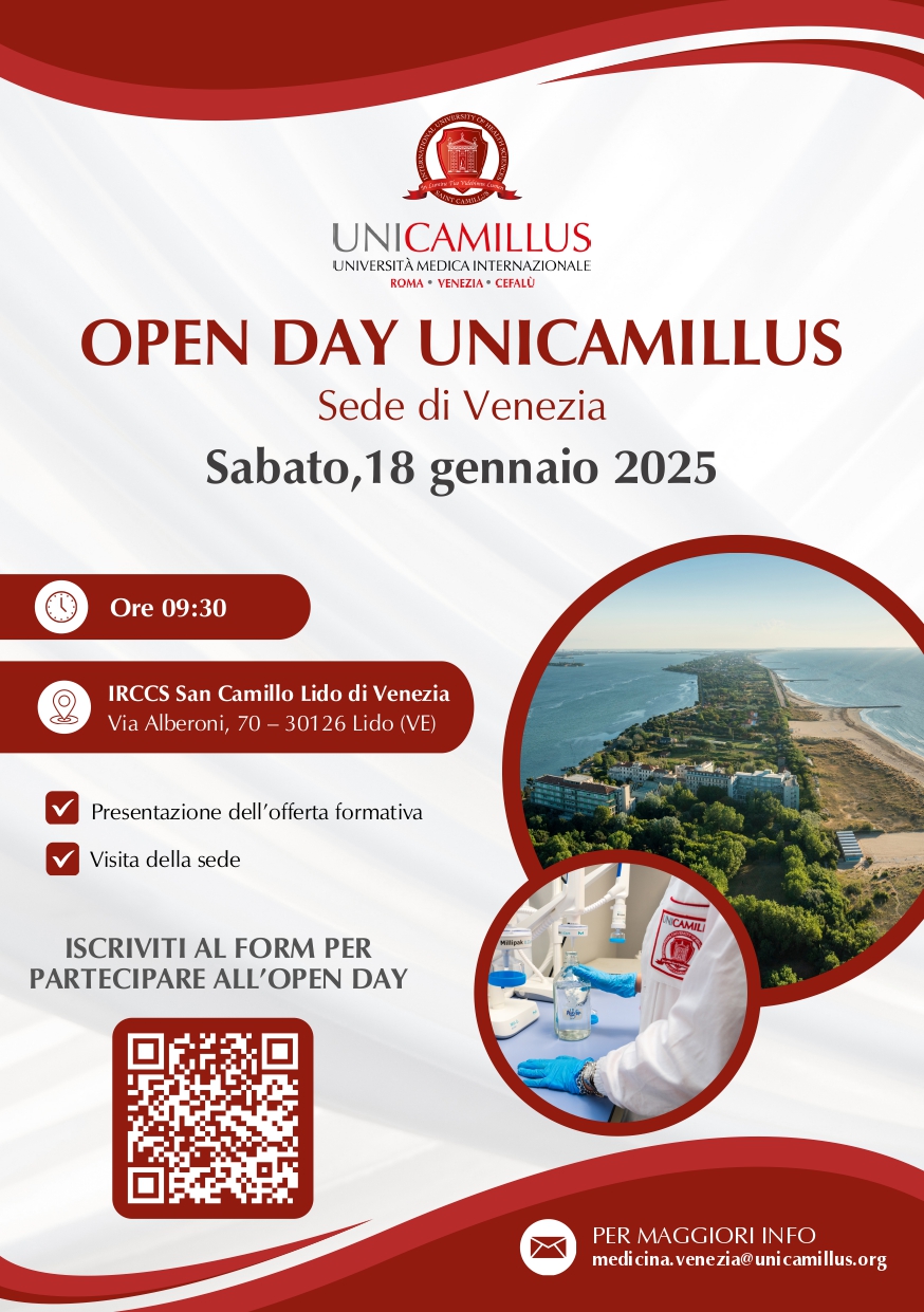 Locandina Open Day VENEZIA