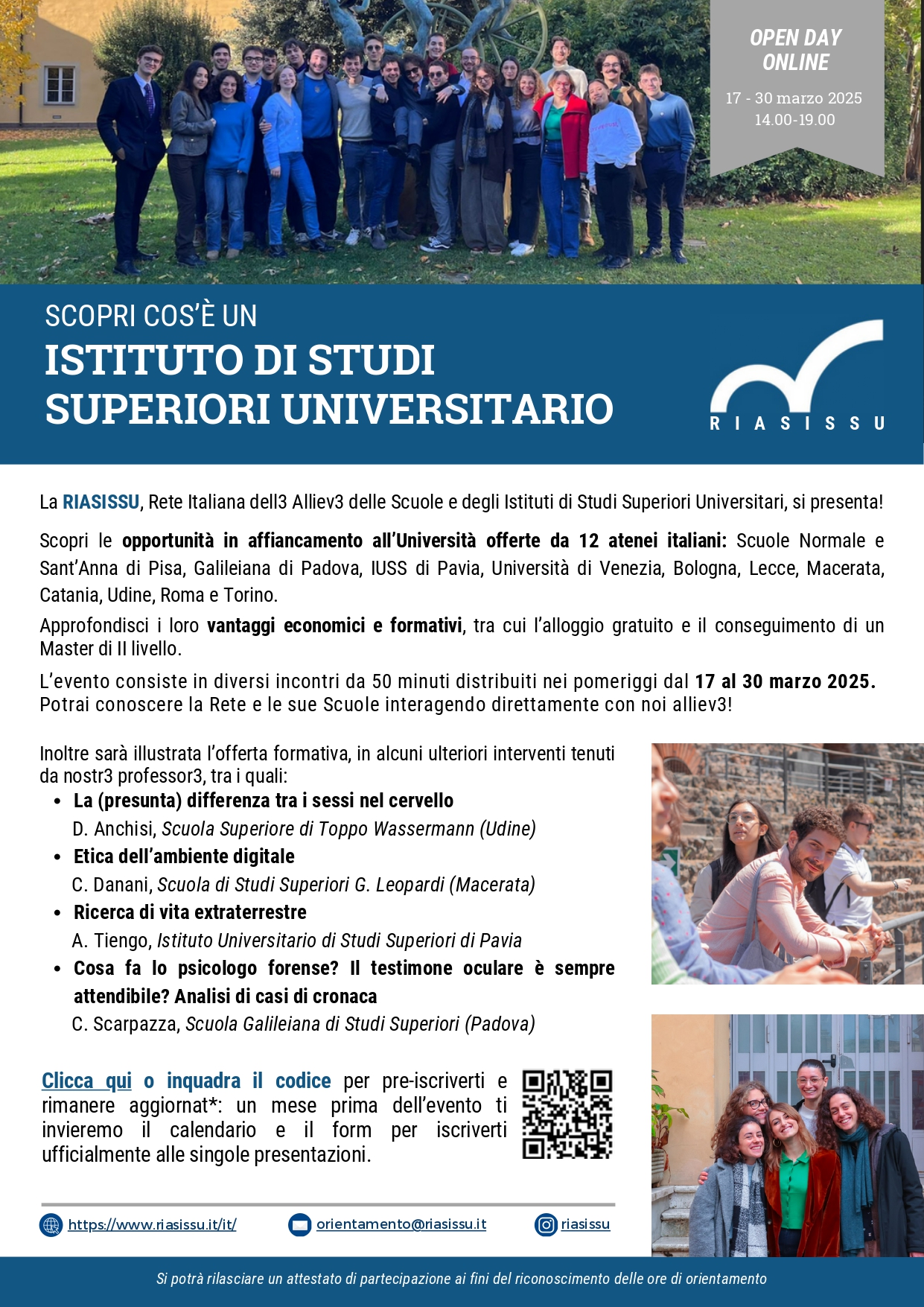 Orientamento RIASISSU 2025