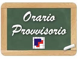 orario provvisorio